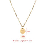 Stainless Steel Heart Pendant Necklace for Women