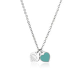 Stainless Steel Heart Pendant Necklace for Women