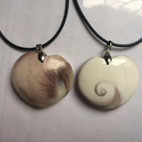 Heart Shape Natural Shell Pendant Fine Jewelry for Women