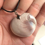 Heart Shape Natural Shell Pendant Fine Jewelry for Women