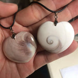 Heart Shape Natural Shell Pendant Fine Jewelry for Women
