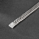 97g Hip-Hop Men Biker Link Chain Bracelet Stainless Steel Bangle