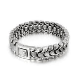 97g Hip-Hop Men Biker Link Chain Bracelet Stainless Steel Bangle