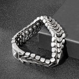 97g Hip-Hop Men Biker Link Chain Bracelet Stainless Steel Bangle