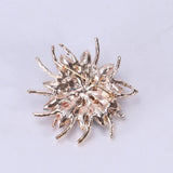 Crystal Acrylic Flower Brooch Women's Clothing Accessory