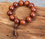 Wooden Bracelet Men Avocado Pear Beads