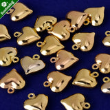 Heart Pendant Charm 11x13mm, 20pcs/lot