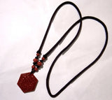 Tiger Eye Aventurine Quartz Crystal Hexagon Pendant DIY Jewelry Making Necklace