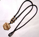 Tiger Eye Aventurine Quartz Crystal Hexagon Pendant DIY Jewelry Making Necklace