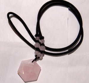 Tiger Eye Aventurine Quartz Crystal Hexagon Pendant DIY Jewelry Making Necklace
