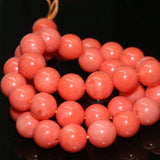 Pink Coral Round Beads 2mm-7mm DIY Loose Beads 15inch