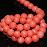 Pink Coral Round Beads 2mm-7mm DIY Loose Beads 15inch