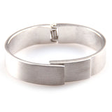 Wire Drawing Women Open Cuff Bangle Jewelry