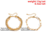 Hipster Bead Chain Bracelet - Europe & US Style