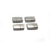 5pcs/lot Stainless Steel Magnetic Clasp Mirror Finish 10*3mm Hole