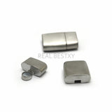 5pcs/lot Stainless Steel Magnetic Clasp Mirror Finish 10*3mm Hole