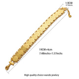 24k Plated Coin Bracelet for Women/Girls
