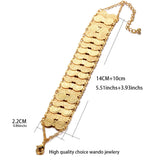 24k Plated Coin Bracelet for Women/Girls