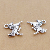 Alloy Antique Silver Horse Charm Pendant Choker DIY Jewelry Making