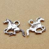 Alloy Antique Silver Horse Charm Pendant Choker DIY Jewelry Making