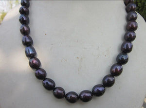 10-11mm Tahitian Pearl Necklace 18'' 14K