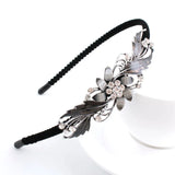 Hot Hairband Bezel Headband Men Women Double Bangs Rhinestone Hair Accessories