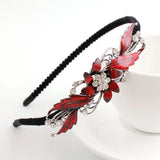 Hot Hairband Bezel Headband Men Women Double Bangs Rhinestone Hair Accessories