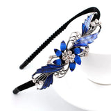 Hot Hairband Bezel Headband Men Women Double Bangs Rhinestone Hair Accessories