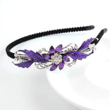 Hot Hairband Bezel Headband Men Women Double Bangs Rhinestone Hair Accessories