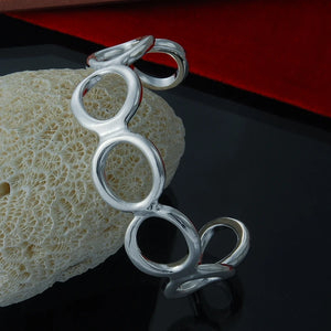 Hot Charm Chain Bracelet S925 Silver Jewelry B0048
