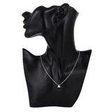 925 Sterling Silver Triangle Necklace Geometric Pendant GN619