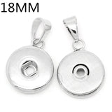 10Pcs Snap Charms Pendants for 18mm 20mm Snap Buttons DIY Necklaces Bracelets