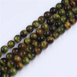 12mm Tiger Eye Stone Beads for Jewelry Making