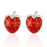 Superhero Life Cufflinks Strawberry Hat Glasses Men Cufflinks