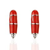 Superhero Life Cufflinks Strawberry Hat Glasses Men Cufflinks