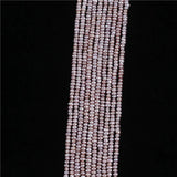 3.5-4mm Flat Button Pearl Strands - Freshwater Pearls