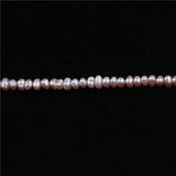 3.5-4mm Flat Button Pearl Strands - Freshwater Pearls