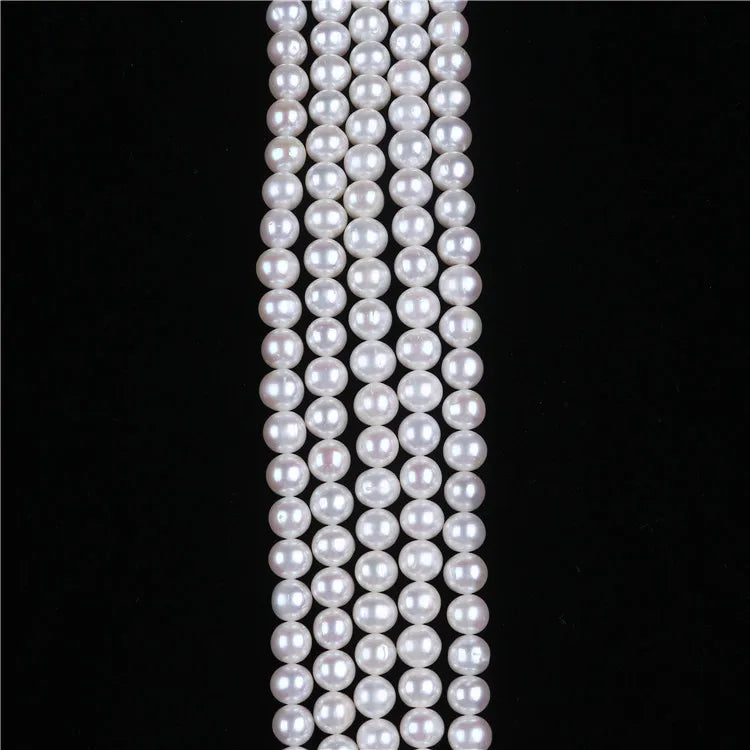 9-10mm Near Round Pearl Strand for Jewelry Making