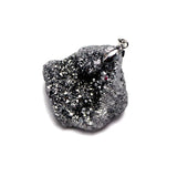Hot Rainbow Crystal Geode Druzy Pendant Titanium Crystal Jewelry Necklace