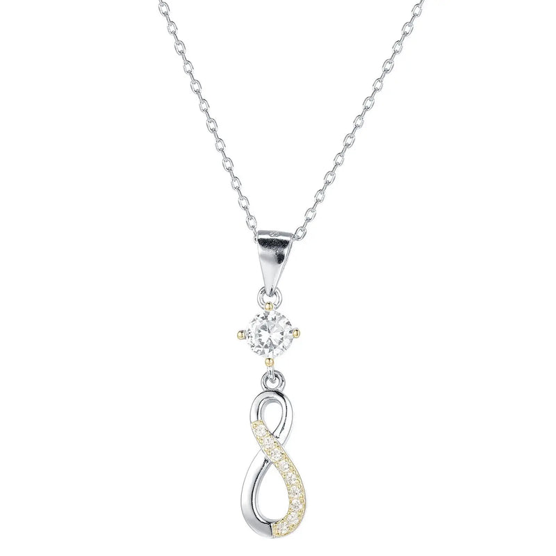 Sterling Silver 925s8 Micro Inlaid Pendant Necklace