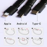 Double Weave Leather Cord Bracelet for Sports Hip-Hop