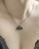 Moon Moth Pendant Charms for Wedding Jewelry