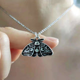Moon Moth Pendant Charms for Wedding Jewelry