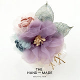 Cloth Art Flower Brooch Classic Suit Women's Scarf Lapel Pin Sweet Accessory