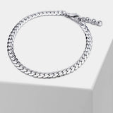 Amorita Ins Punk Geometric Thick Chain Bracelet for Women