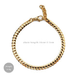Amorita Ins Punk Geometric Thick Chain Bracelet for Women