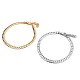 Amorita Ins Punk Geometric Thick Chain Bracelet for Women