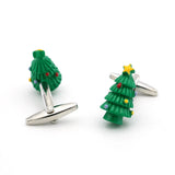 iGame X-mas Tree Cuff Links Brass Green