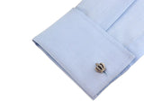 iGame Royal Gold Crown Cufflinks Copper Crystal Wedding Cuff Links