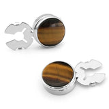 iGame Succinite Stone Cufflinks for Mens' Shirt